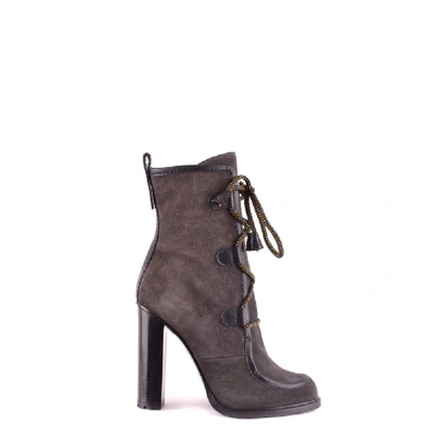 Shop Dsquared2 Women's Beige Suede Ankle Boots