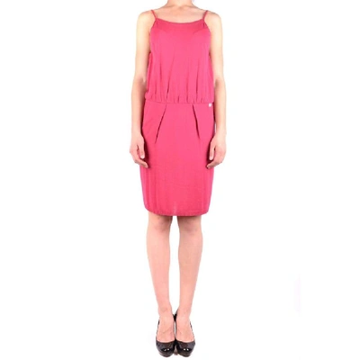 Shop Liu •jo Liu Jo Women's Fuchsia Acrylic Dress