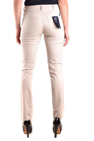 Shop Armani Jeans Women's Beige Cotton Jeans