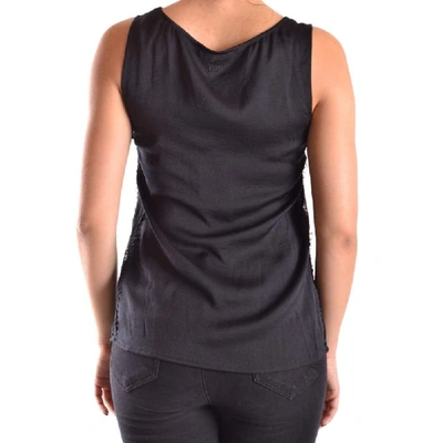 Shop Liu •jo Liu Jo Women's Black Polyester Tank Top