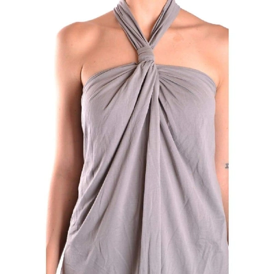 Shop Dondup Women's Grey Cotton Blouse