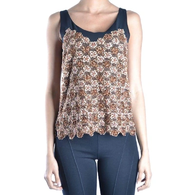 Shop Armani Collezioni Women's Multicolor Polyester Top