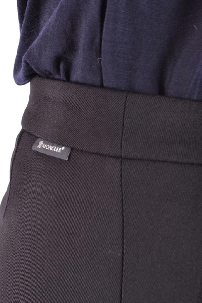 Shop Moncler Women's Black Polyamide Pants