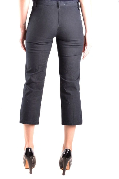 Shop Moschino Women's Black Cotton Jeans