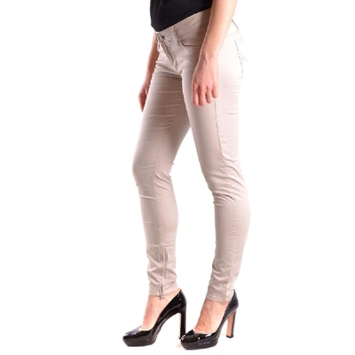 Shop Liu •jo Liu Jo Women's Beige Cotton Jeans