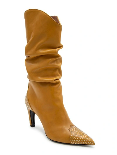 Shop Aldo Castagna Women's Beige Leather Boots