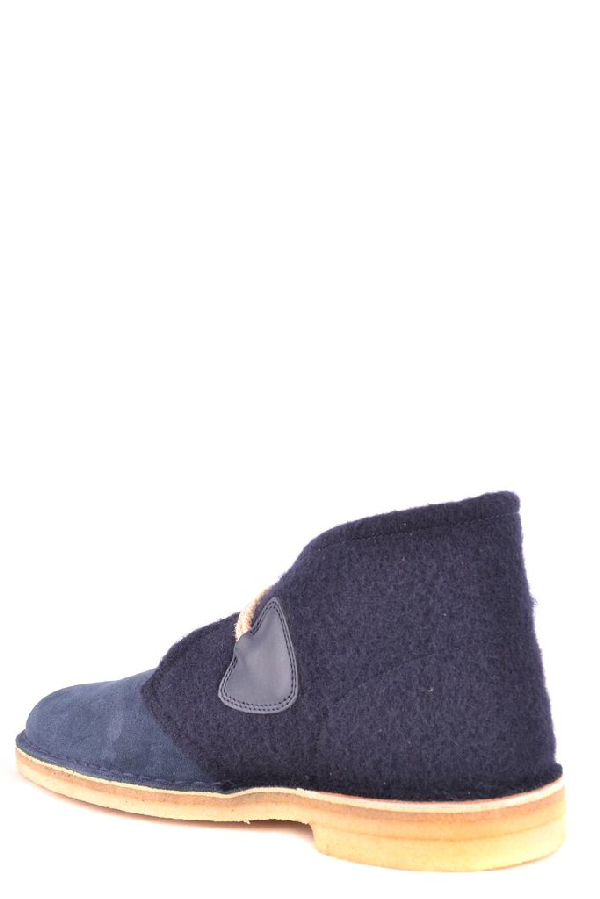 clarks blue suede ankle boots