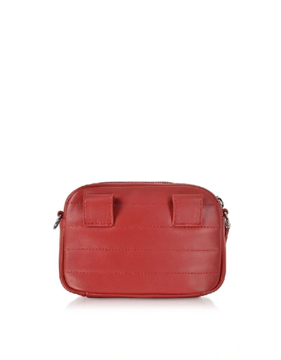 Shop Lancaster Paris Women's Red Leather Shoulder Bag