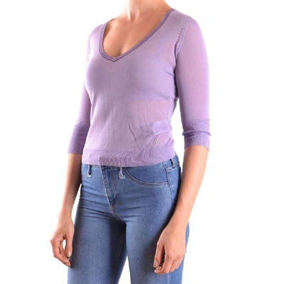 Shop Peuterey Women's Purple Viscose Jumper