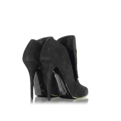 Shop Balmain Women's Black Suede Heels