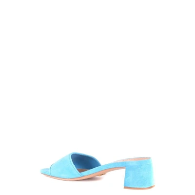 Shop Car Shoe Women's Light Blue Suede Heels