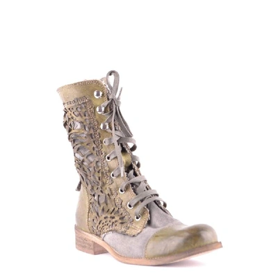 Shop Candice Cooper Women's Green Suede Ankle Boots