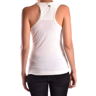 Shop Peuterey Women's White Viscose Tank Top