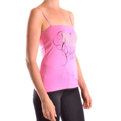 Shop Frankie Morello Women's Pink Viscose Top