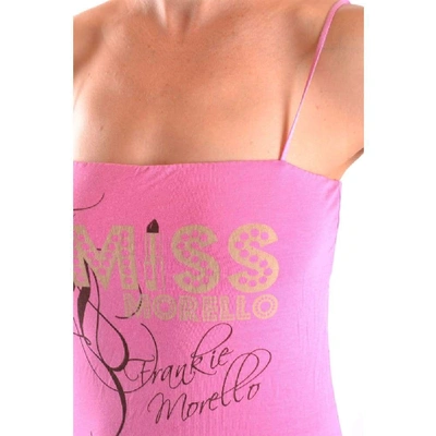 Shop Frankie Morello Women's Pink Viscose Top