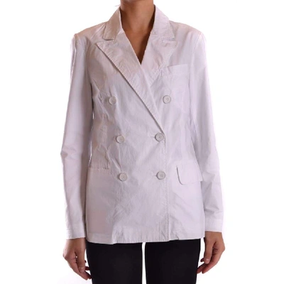 Shop Aspesi Women's White Polyamide Jacket