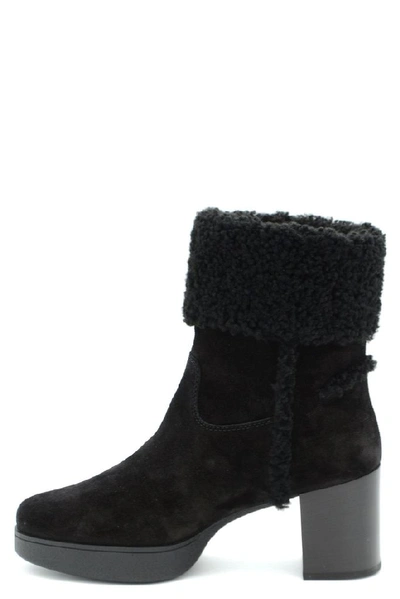 Shop Tod's Women's Black Suede Ankle Boots