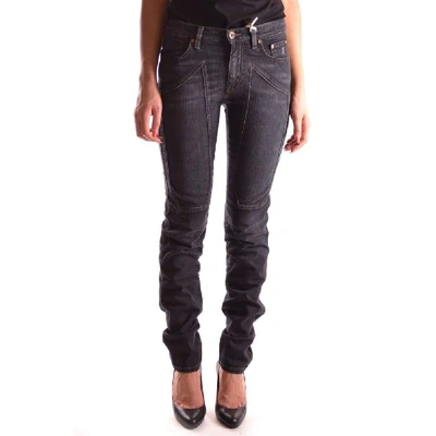 Shop Jeckerson Women's Black Cotton Jeans