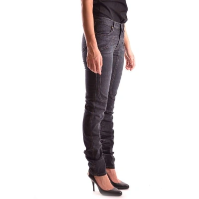 Shop Jeckerson Women's Black Cotton Jeans