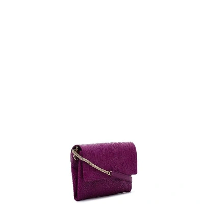 Shop Etro Women's Purple Leather Pouch
