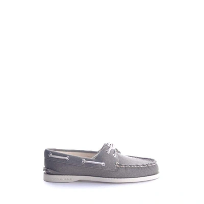 Shop Sperry Women's Grey Suede Loafers