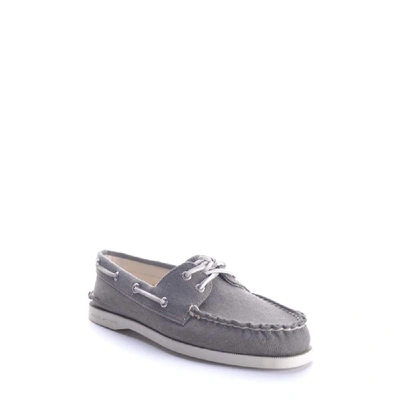 Shop Sperry Women's Grey Suede Loafers