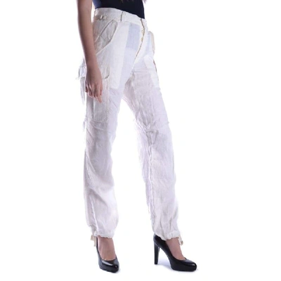 Shop Yohji Yamamoto Women's White Cotton Pants