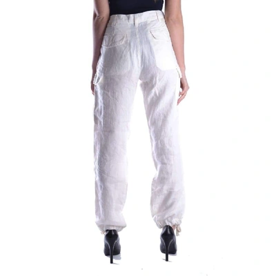 Shop Yohji Yamamoto Women's White Cotton Pants