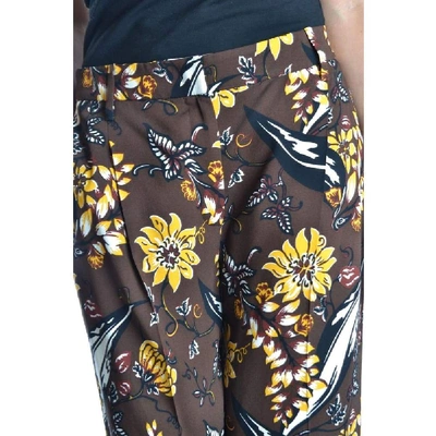 Shop Prada Women's Brown Viscose Pants