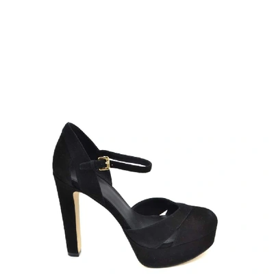 Shop Michael Kors Women's Black Leather Heels