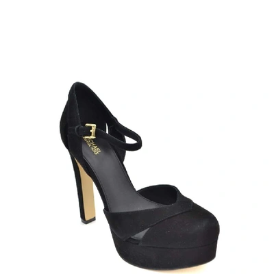 Shop Michael Kors Women's Black Leather Heels