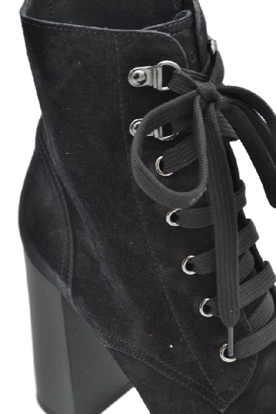 Shop Hogan Women's Black Suede Ankle Boots