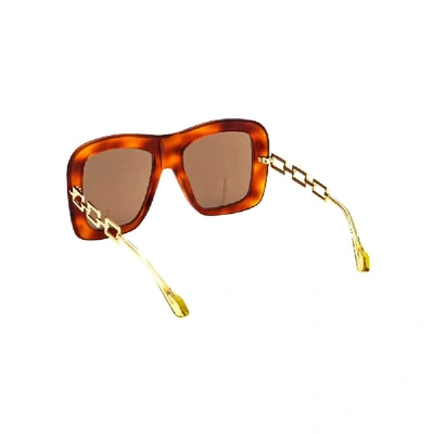 Shop Gucci Women's Brown Acetate Glasses