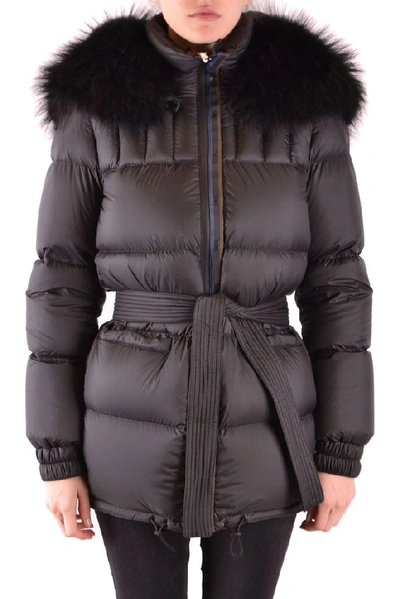 Shop Mr & Mrs Italy Mr&mrs Italy Women's Black Polyester Down Jacket