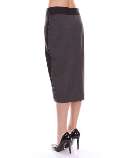 Shop D-exterior D.exterior Women's Grey Wool Skirt