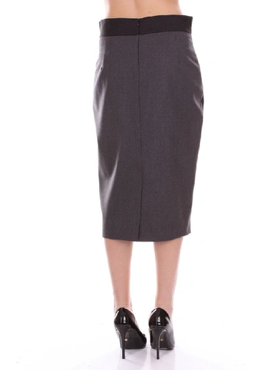 Shop D-exterior D.exterior Women's Grey Wool Skirt