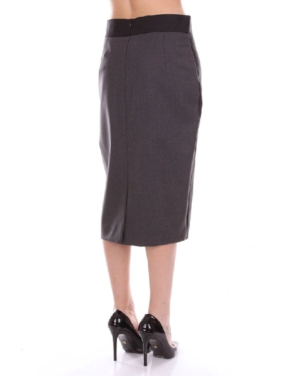 Shop D-exterior D.exterior Women's Grey Wool Skirt