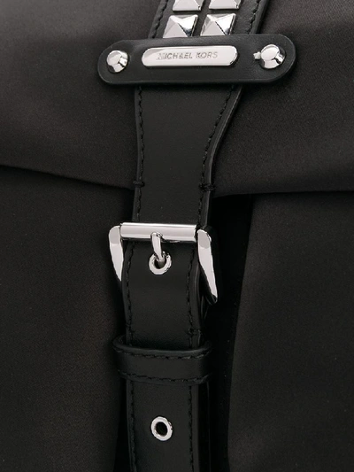 Shop Michael Kors Women's Black Fabric Shoulder Bag