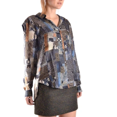 Shop Jacob Cohen Women's Multicolor Silk Shirt