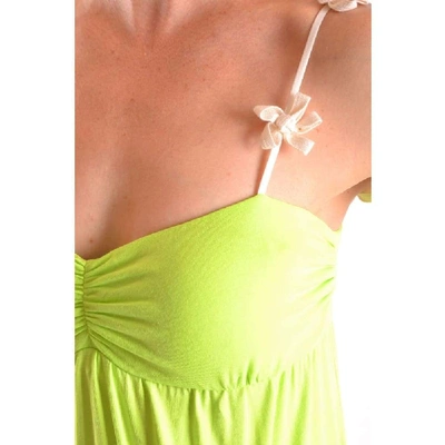 Shop Frankie Morello Women's Green Viscose Top