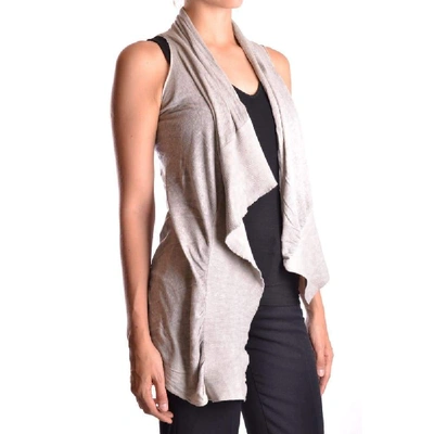 Shop Dondup Women's Grey Cotton Cardigan