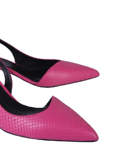 Shop Lanvin Women's Fuchsia Leather Pumps