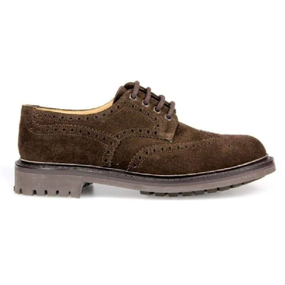 Shop Church's Men's Brown Suede Lace-up Shoes