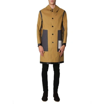 Shop Mackintosh Men's Brown Cotton Coat