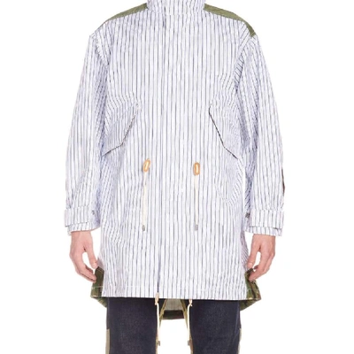 Shop Junya Watanabe Men's Multicolor Cotton Outerwear Jacket