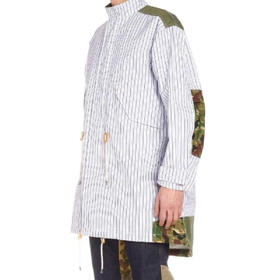 Shop Junya Watanabe Men's Multicolor Cotton Outerwear Jacket