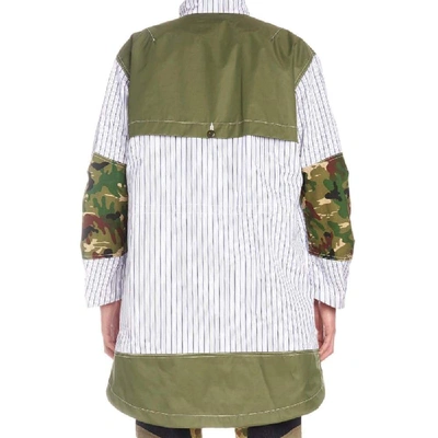 Shop Junya Watanabe Men's Multicolor Cotton Outerwear Jacket