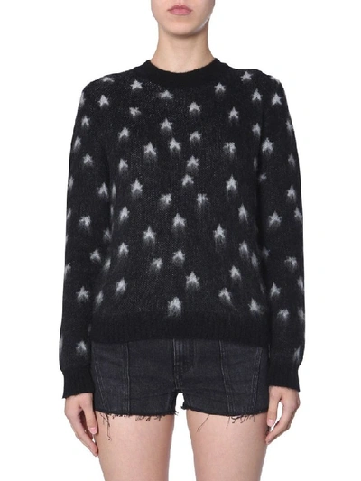 Shop Saint Laurent Women's Black Wool Sweater