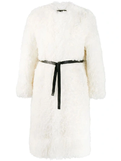 Shop Givenchy Women's White Wool Coat