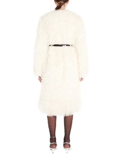 Shop Givenchy Women's White Wool Coat